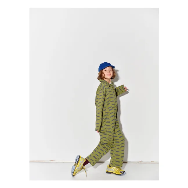 Pantalon Relaxed Coton Bio | Vert