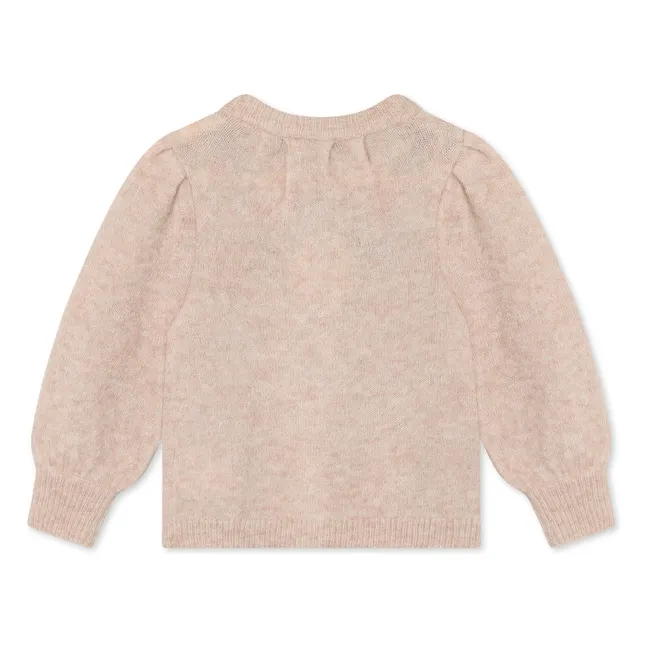 Cardigan Star Laine Alpaga | Pale Pink