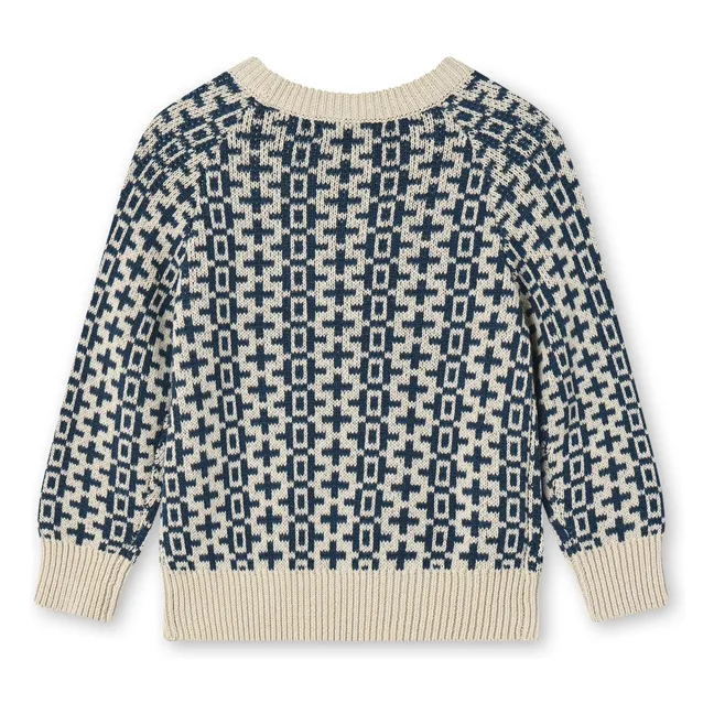 Pull Nova Nordic Coton Bio | Bleu