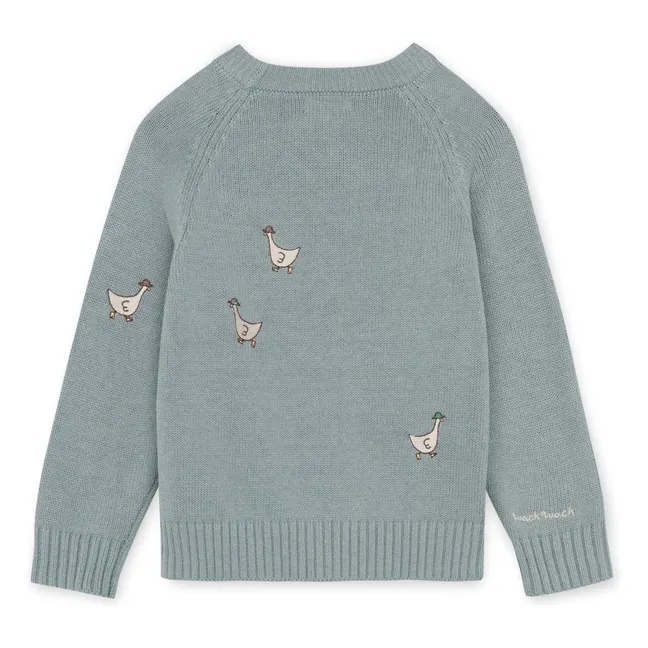 Mahdi Organic Cotton Sweater | Light Blue