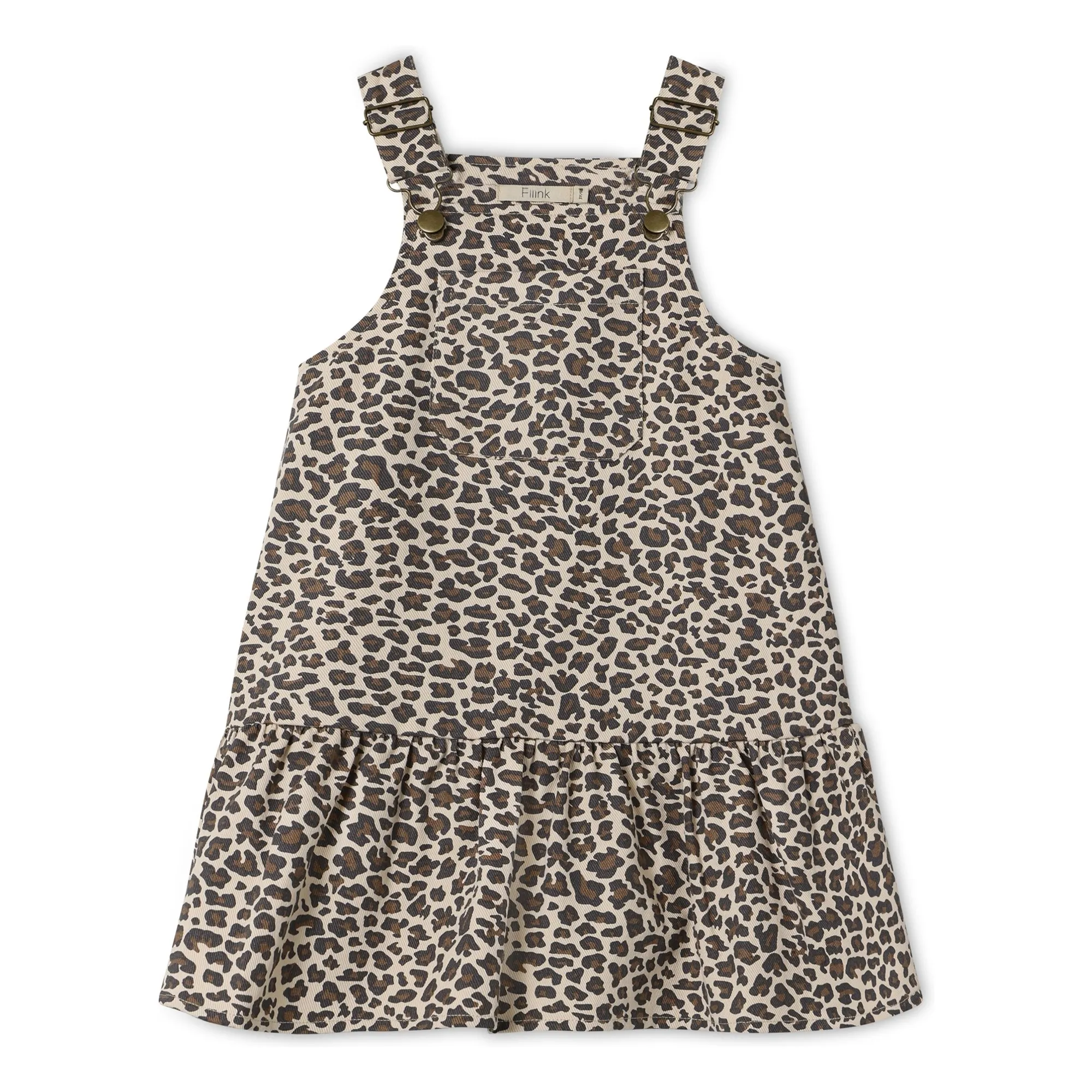 Fliink Beige Leopard Dress