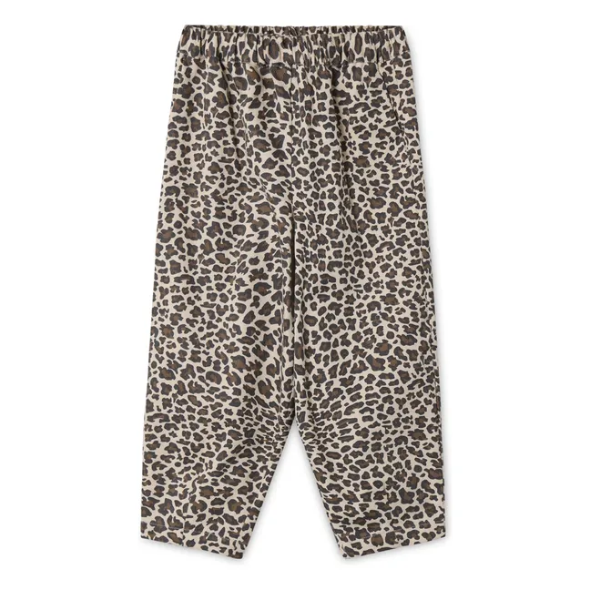 Pantalon Léopard | Beige