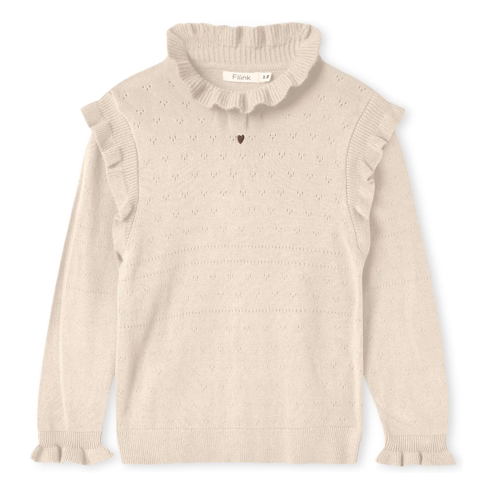 Fliink Ecru Fame Sweater
