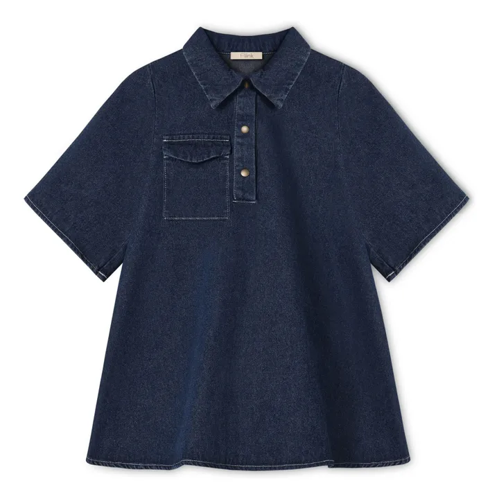 Robe Don Denim | Bleu- Image produit n°0