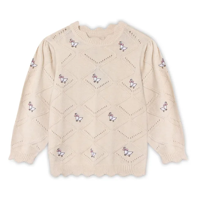 Pull Alon Goose | Ecru