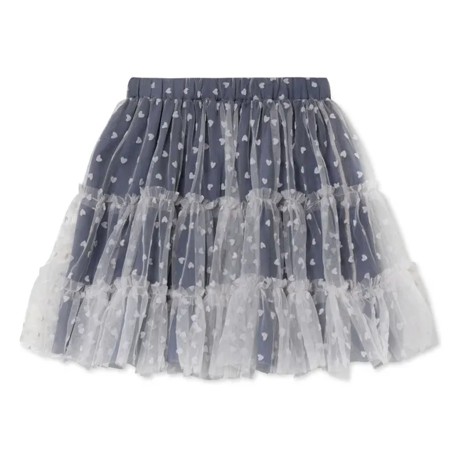 Gonna in tulle | Azzurro