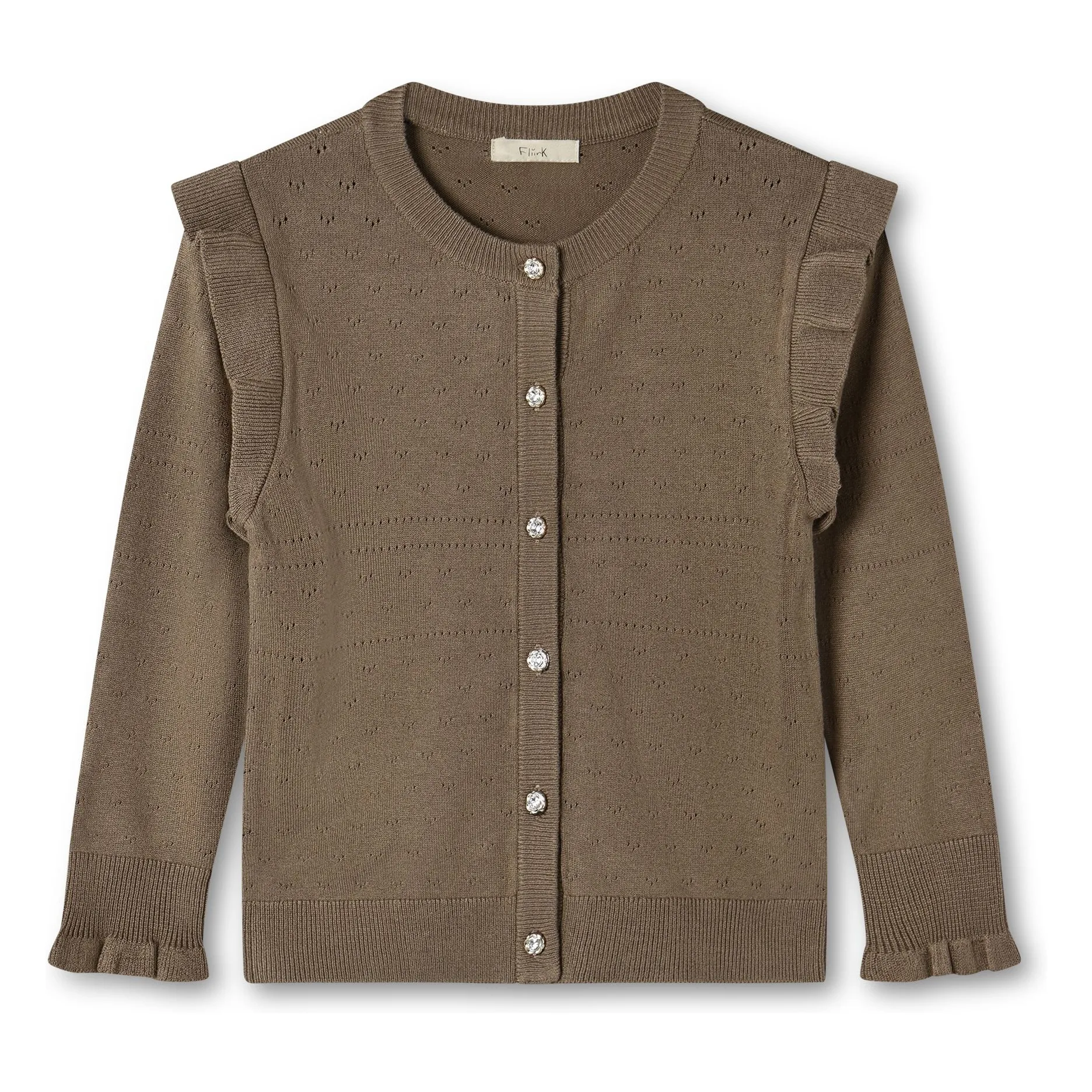 Fliink Beige Cardigan Fame