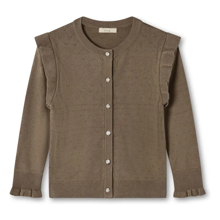 Cardigan Fame | Beige- Image produit n°0