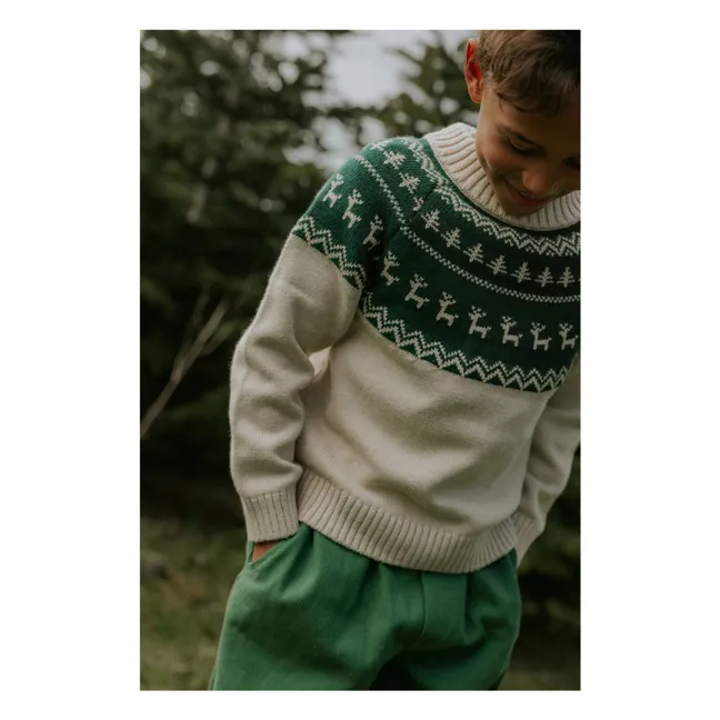 Janie Nordic Pullover | Seidenfarben