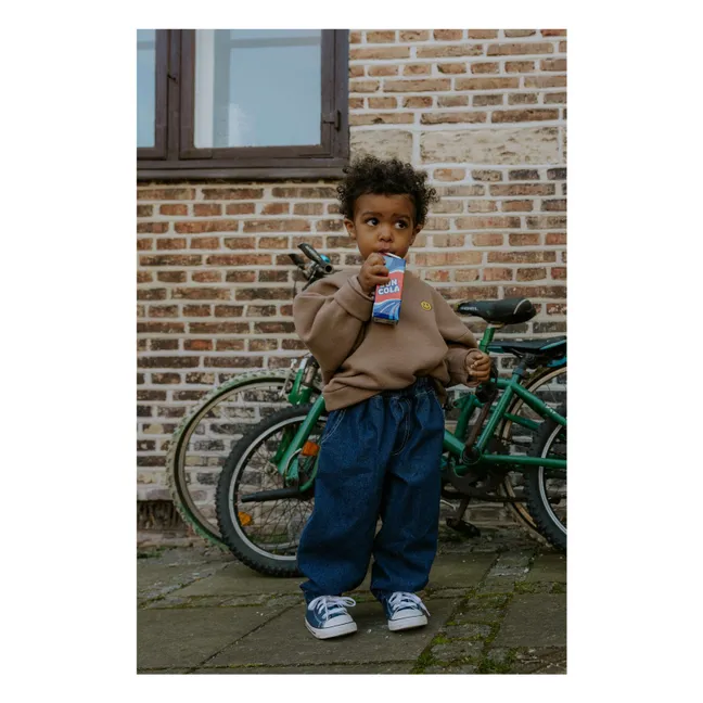 Sweat Alvin Smiley Coton Bio | Beige