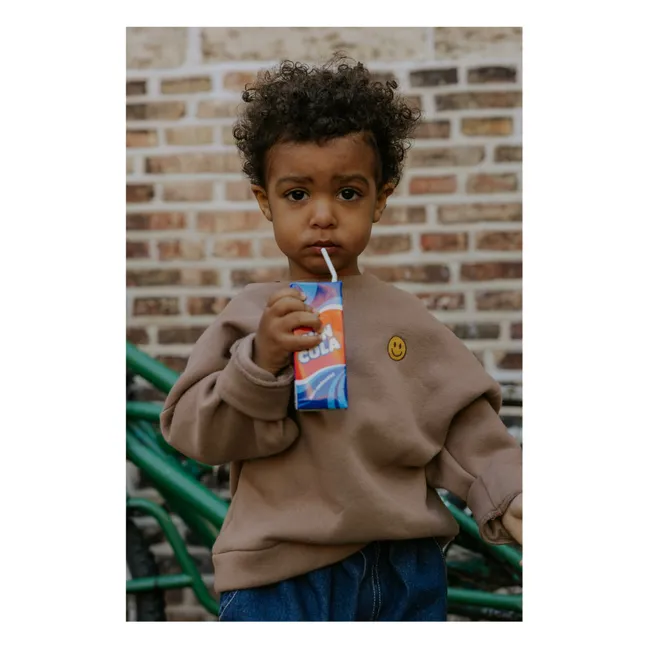 Sweat Alvin Smiley Coton Bio | Beige