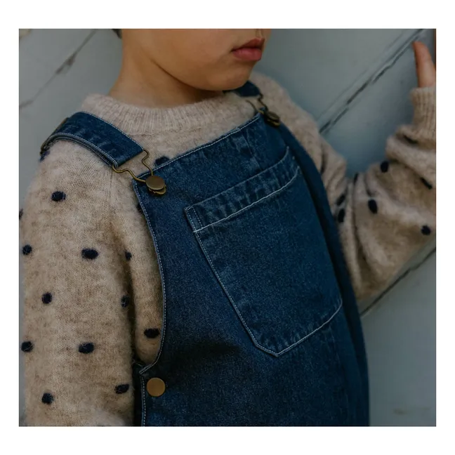 Star organic cotton sweater | Ecru