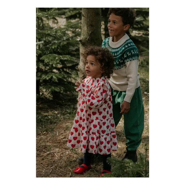 Kleid Winter Heart | Seidenfarben