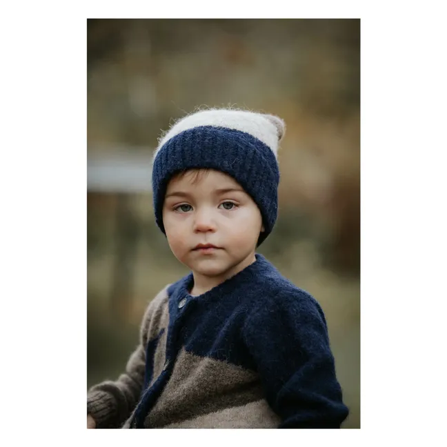 Cardigan Star Moon Laine Alpaga | Beige