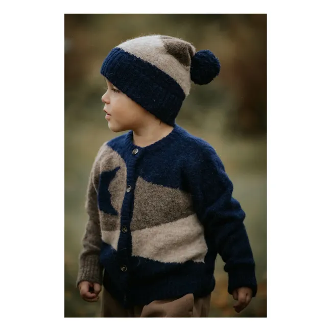 Bonnet Star Moon Laine Alpaga | Ecru