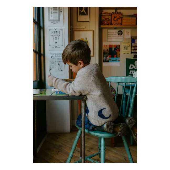 Pull Star Moon Laine Alpaga | Ecru