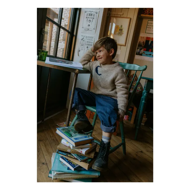 Pull Star Moon Laine Alpaga | Ecru