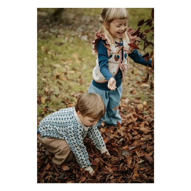 Nova Nordic Organic Cotton Sweater | Blue