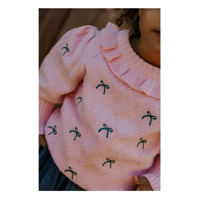 Pullover Lucie aus Bio-Baumwolle | Rosa