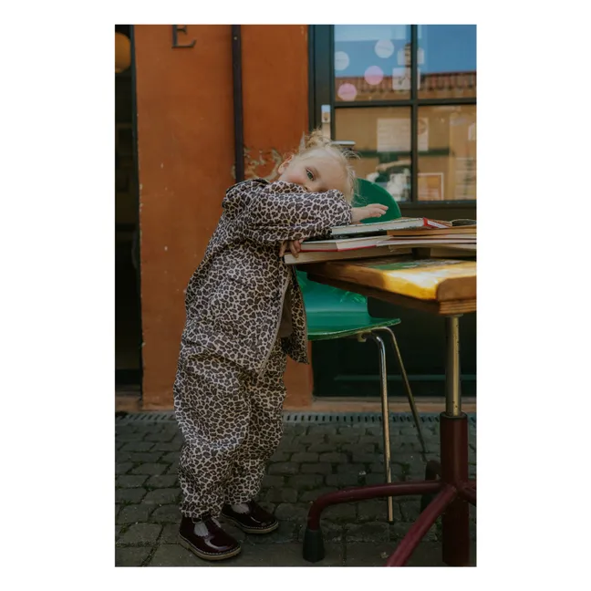 Pantalon Léopard | Beige