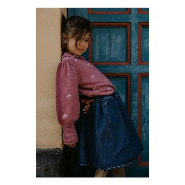 Jupe Don Denim | Bleu- Image produit n°4