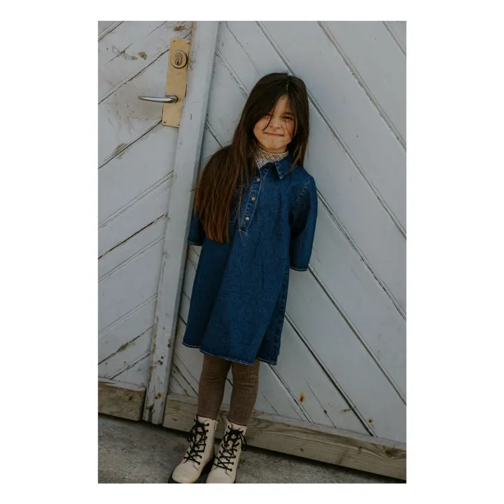 Robe Don Denim | Bleu- Image produit n°2