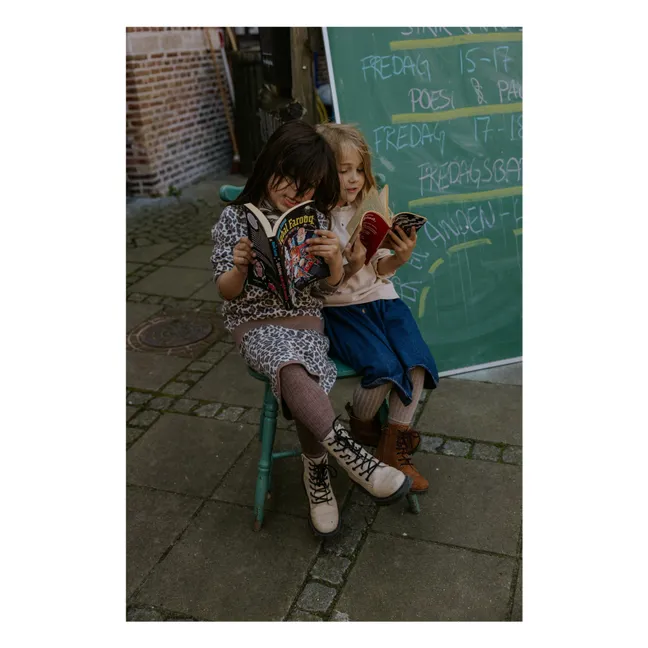 Benna Leopard skirt | Beige