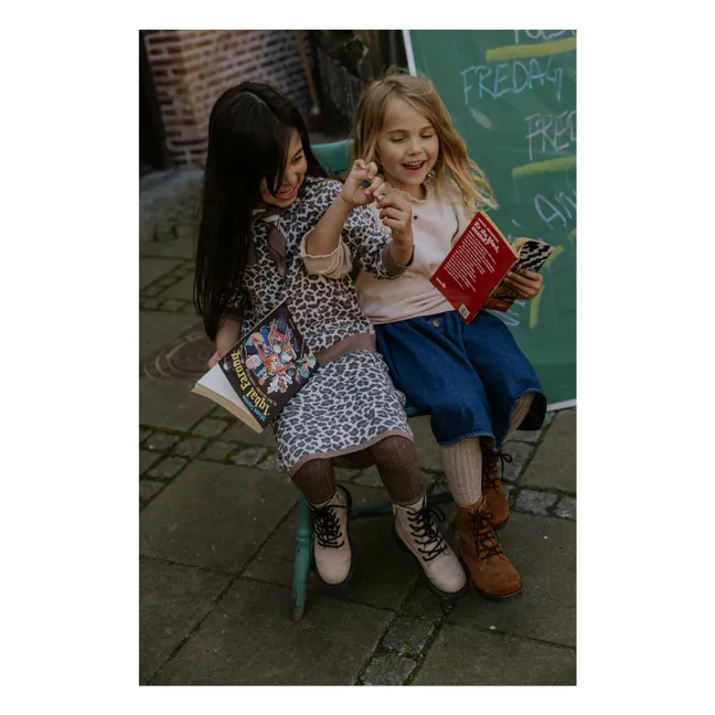 Benna Leopard skirt | Beige