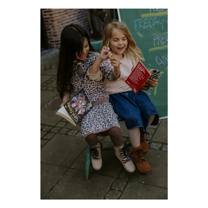 Jupe Benna Léopard | Beige- Image produit n°3