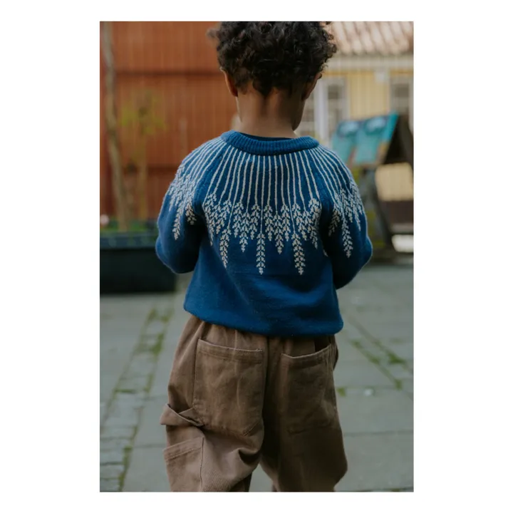 Pull Alon Leaf | Bleu- Image produit n°4