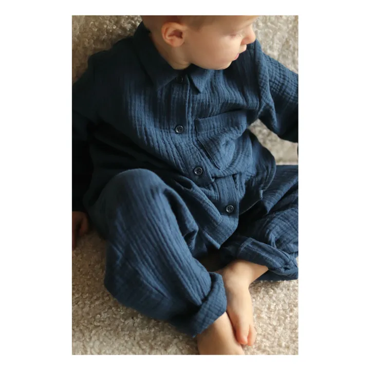 Chemise Elmo | Bleu- Image produit n°4
