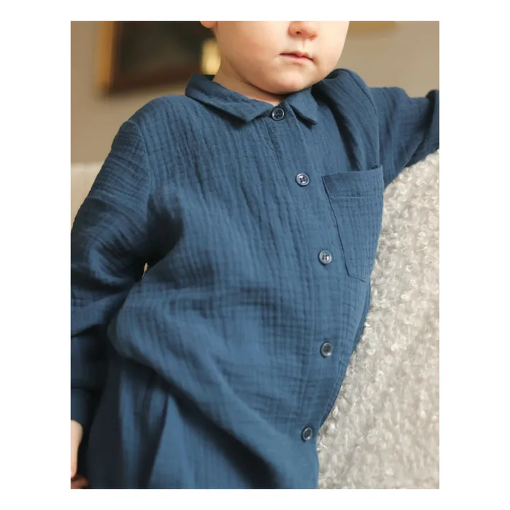 Chemise Elmo | Bleu- Image produit n°3