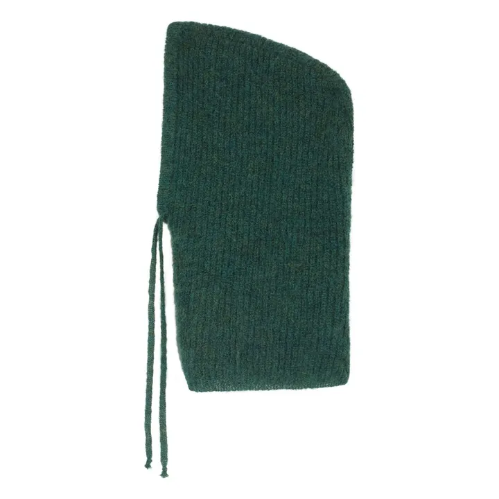 Cagoule Minot Rayée Super Kid Mohair | Vert- Image produit n°0