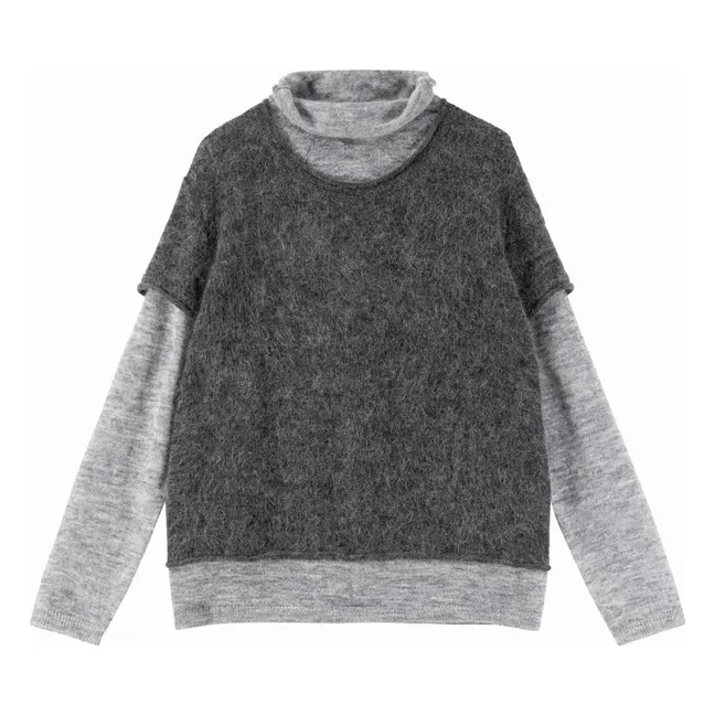 Mollie Dual sweater | Grey
