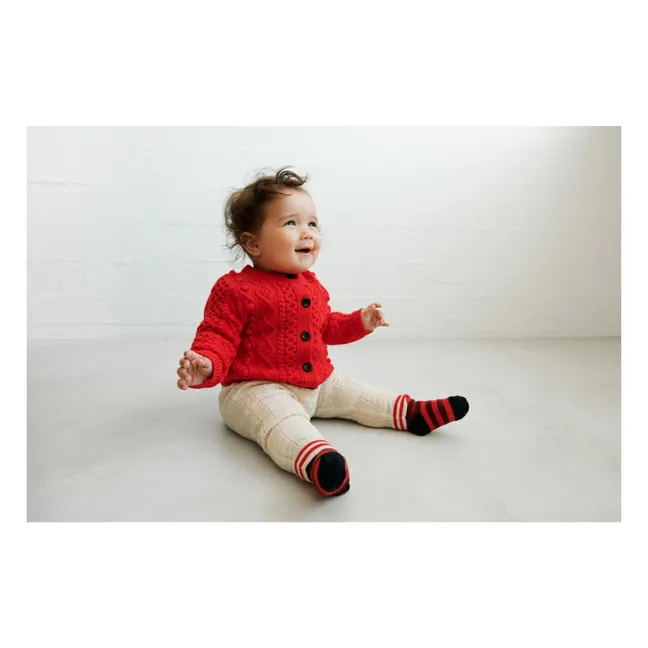 Pantalon Zigzag Laine de Mérinos | Ecru