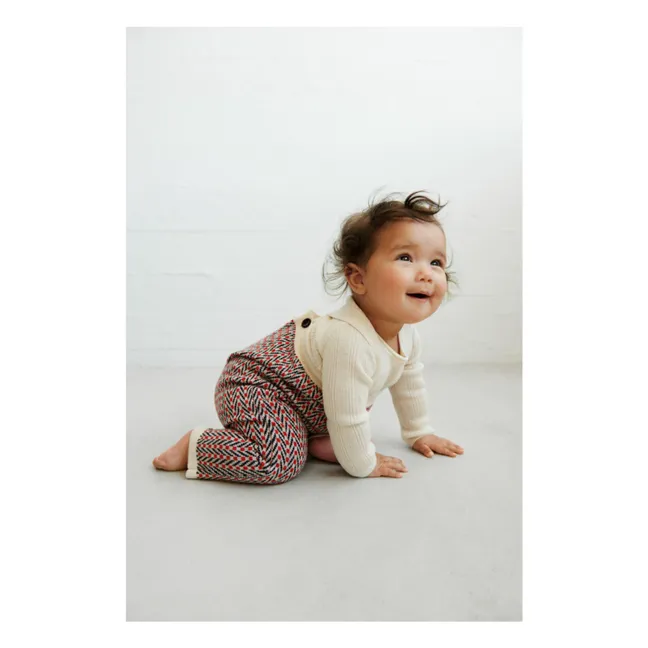 Body de canalé de lana merina | Crudo