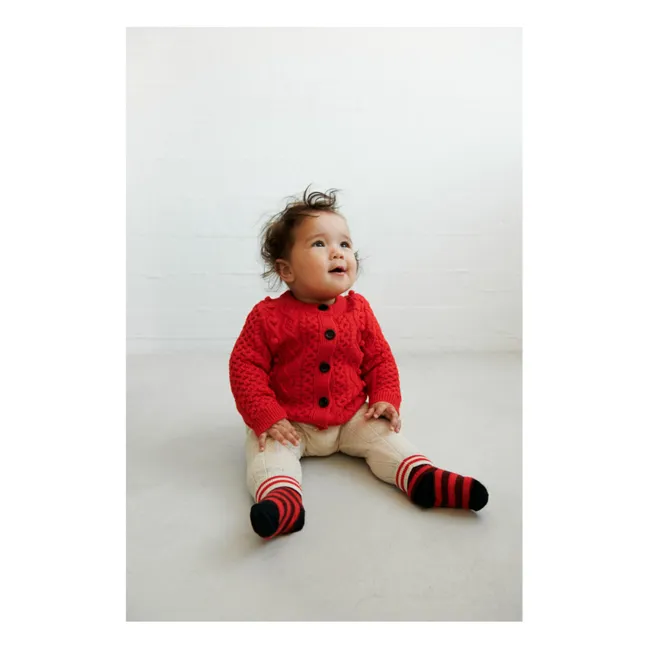 Pantalón Zigzag de lana merina | Crudo