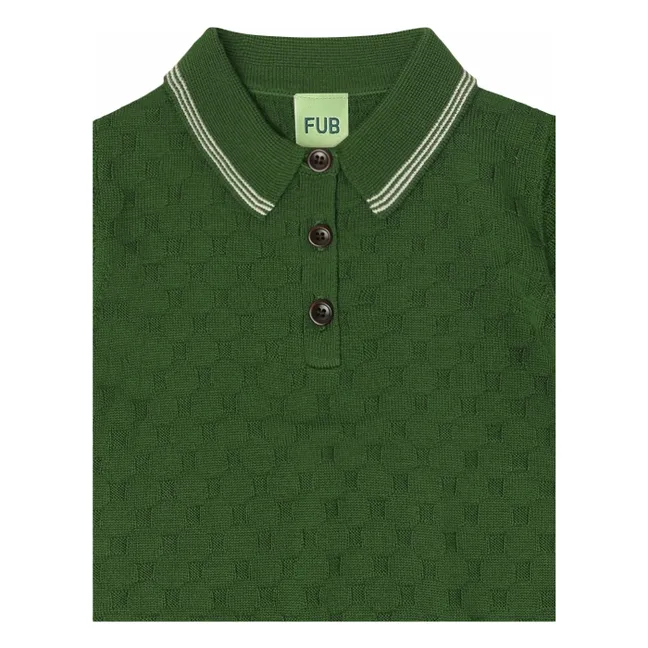 Polo MC Lana merina | Verde