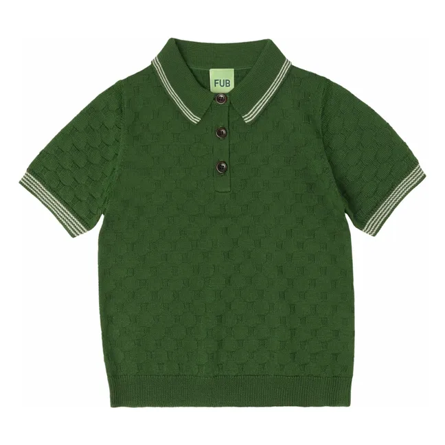 Polo MC Laine de Mérinos | Vert