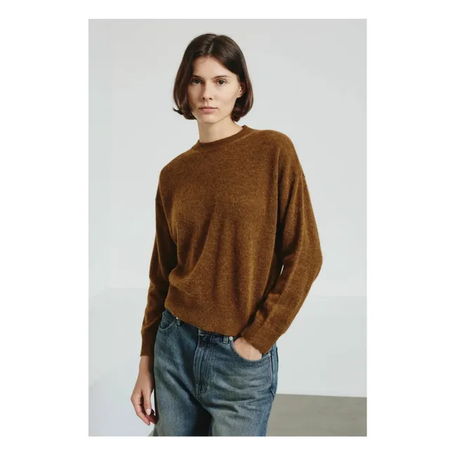 Maglione in alpaca | Caramello