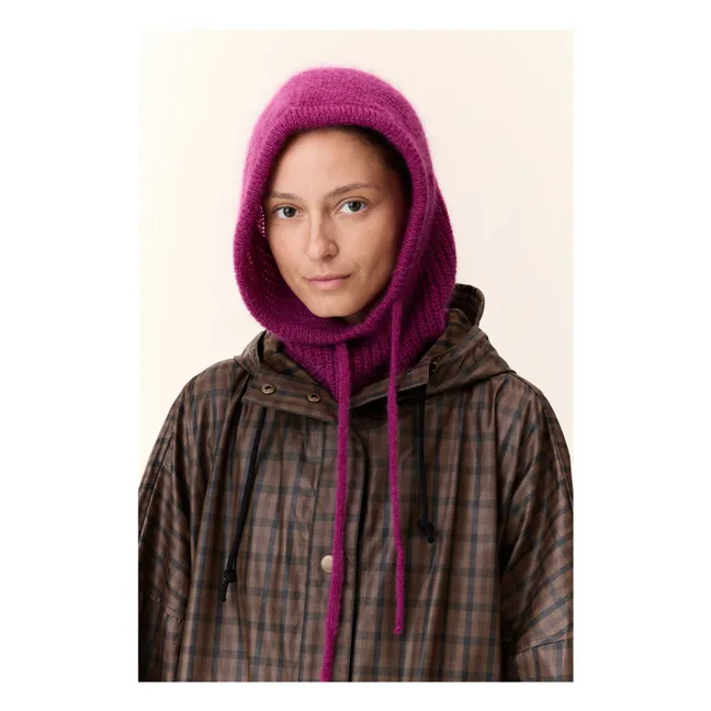 Cagoule Minot Core Super Kid Mohair | Rose fuschia