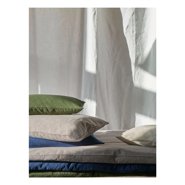 Léonie quilt cover | Moss Green