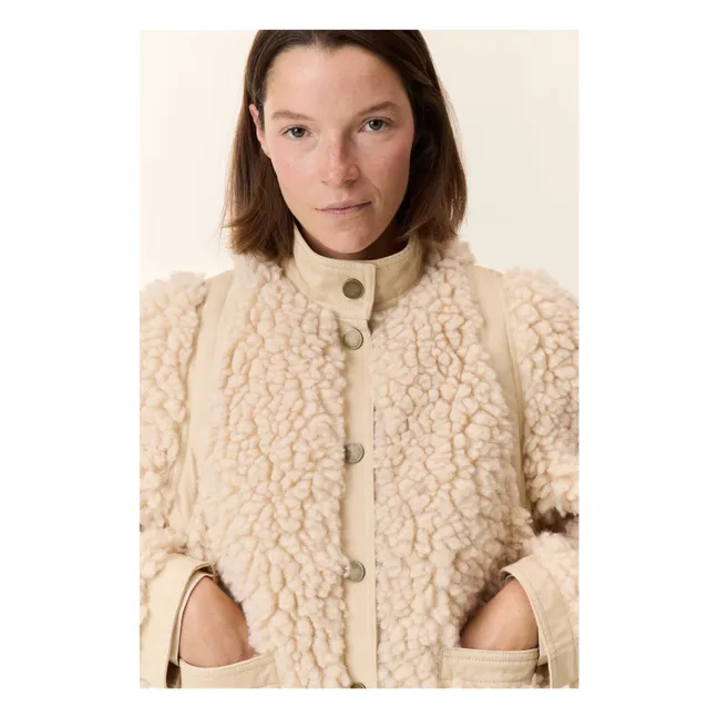 Manteau Vyvian | Blanc cassé