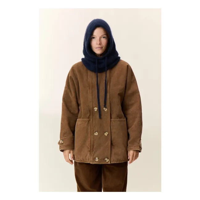 Cagoule Minot Core Super Kid Mohair | Bleu marine