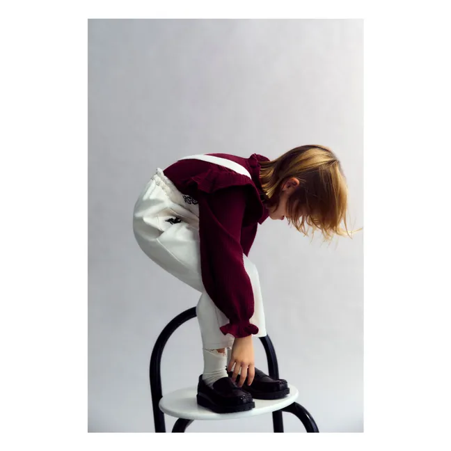 Blouse Maitea Double Gaze de Coton | Bordeaux