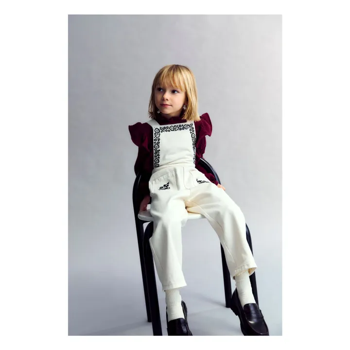 Blouse Maitea Double Gaze de Coton | Bordeaux- Image produit n°1