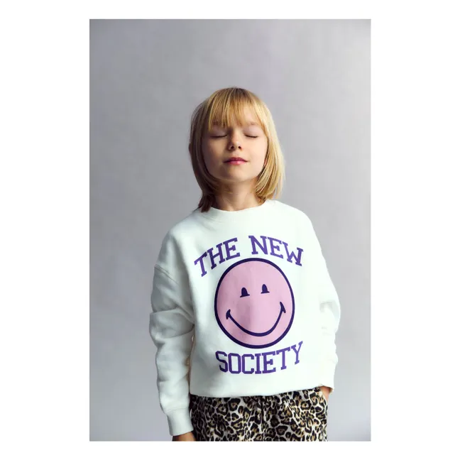 Sudadera Smiley  | Beige