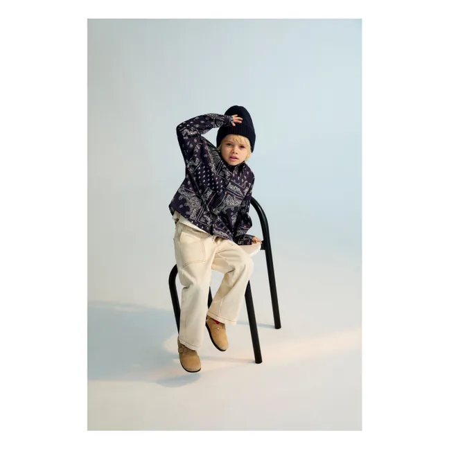 Chemise Luis Imprimé Bandana | Bleu marine