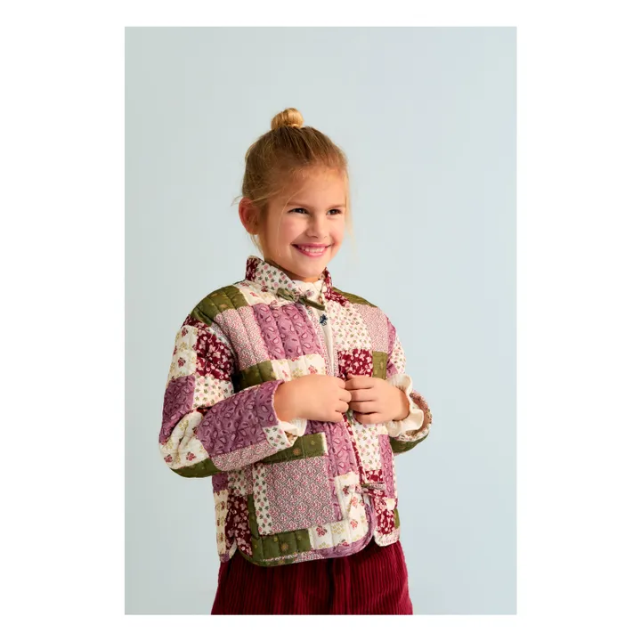 Veste Melba Patchwork | Rose- Image produit n°2