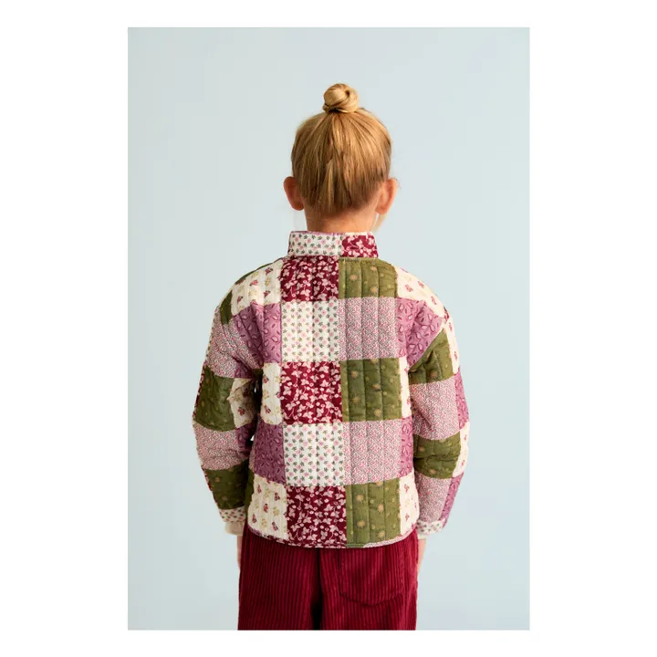 Veste Melba Patchwork | Rose- Image produit n°3